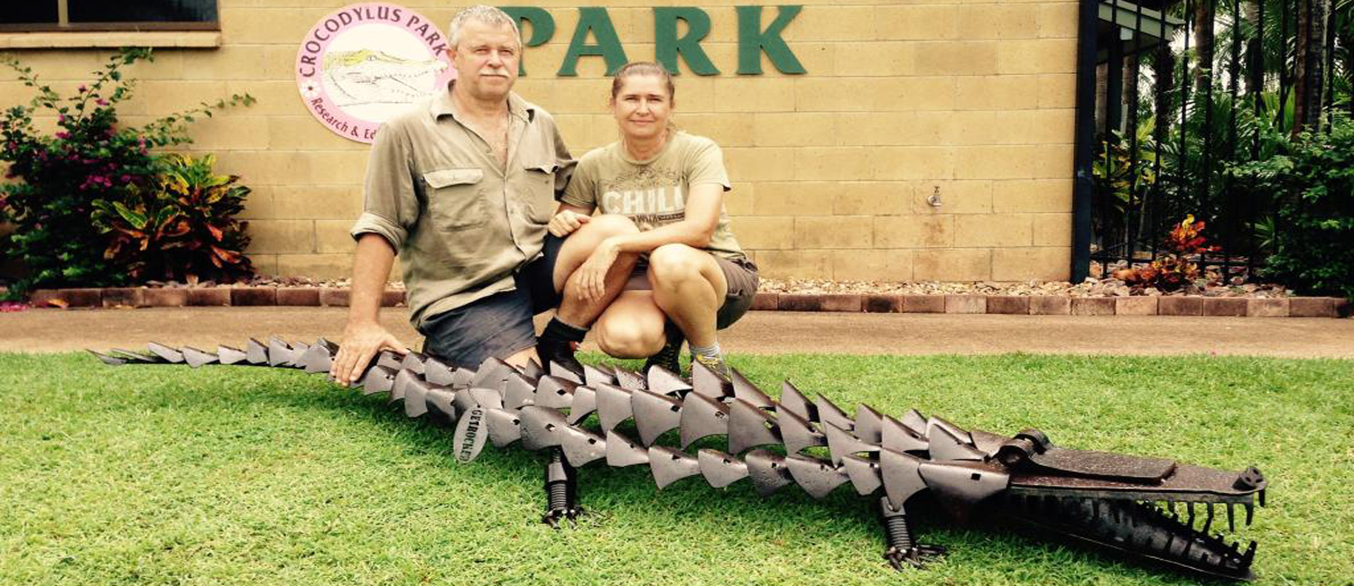Crocodile Sculpture